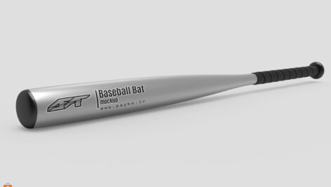 موکاپ چوب بیس بال – baseball bat mockup