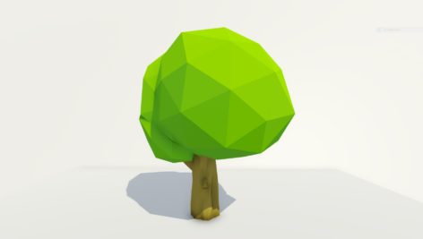 مدل سه بعدی درخت – طرح ۲