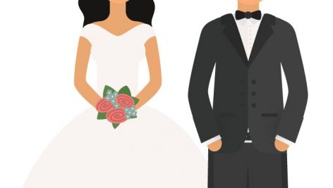 عروس و داماد با فرمت png | طرح ۳
