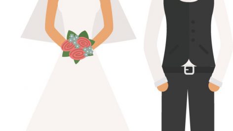 عروس و داماد با فرمت png | طرح ۱