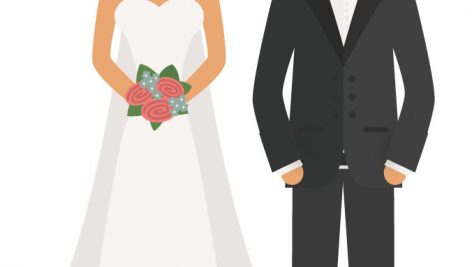 عروس و داماد با فرمت png | طرح ۴