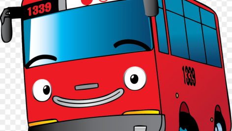 اتوبوس قرمز با فرمت PNG