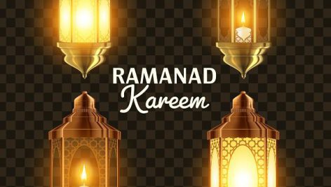 وکتور فانوس رمضان