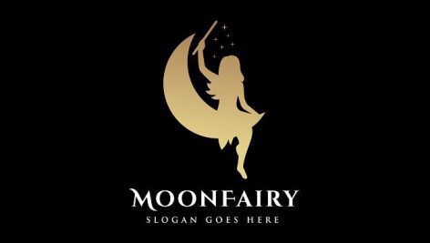 لوگوی ماه پری | Moon fairy Logo