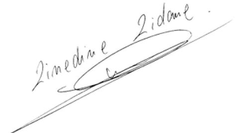 امضاء زیدان