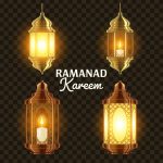 وکتور فانوس ماه رمضان