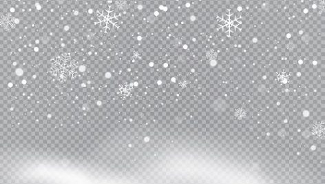 وکتور بارش برف و مه | وکتور دانه های برف | EPS