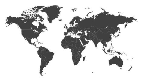 وکتور نقشه جهان به تفکیک کشور ها | eps